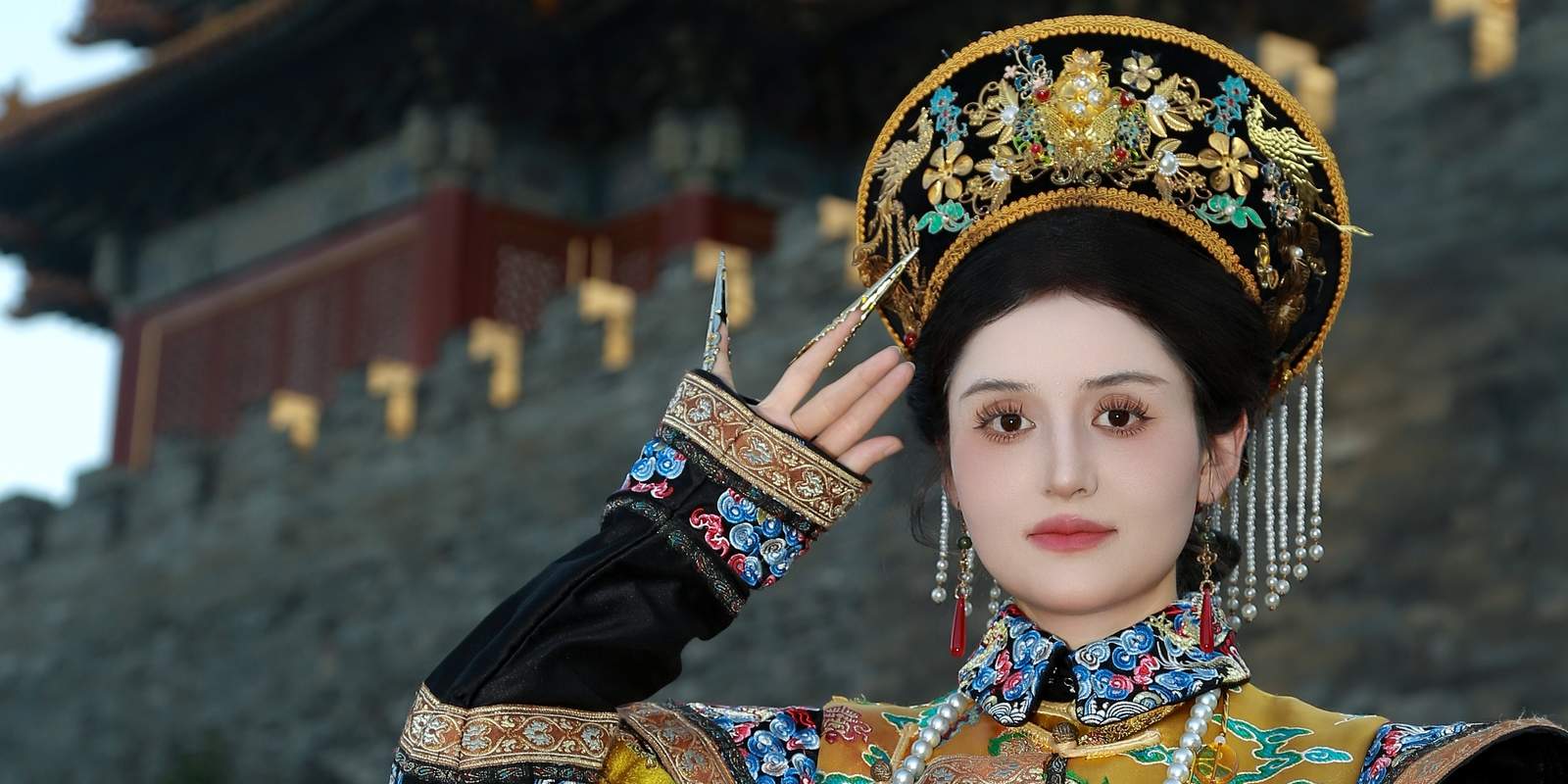 Servizio fotografico a Pechino in costume tradizionale cinese [Costumi a scelta + Trucco e acconciatura raffinati + Servizio fotografico professionale]